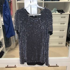 Theory sequin shirt - size Small
